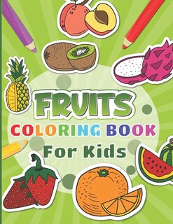 Front cover_Fruits Coloring Book For Kids