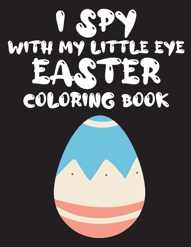 Couverture_I Spy with My Little Eye Easter coloring book