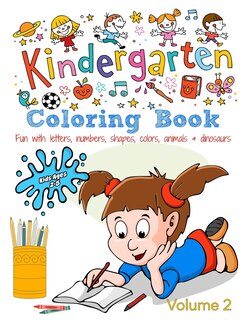 Front cover_Kindergarten Coloring Book - Volume 2