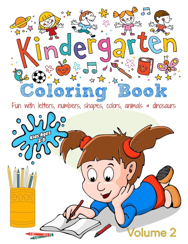 Front cover_Kindergarten Coloring Book - Volume 2