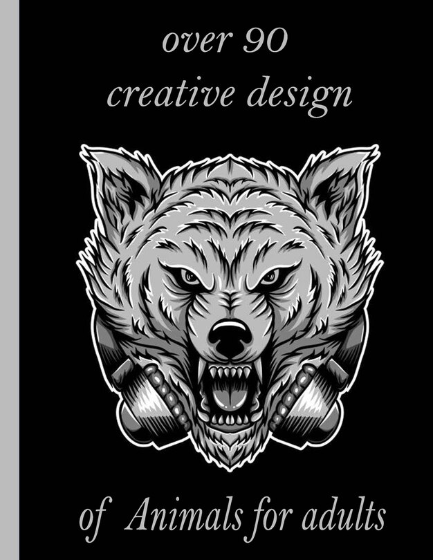 Couverture_over 90 creative design of Animals for adults