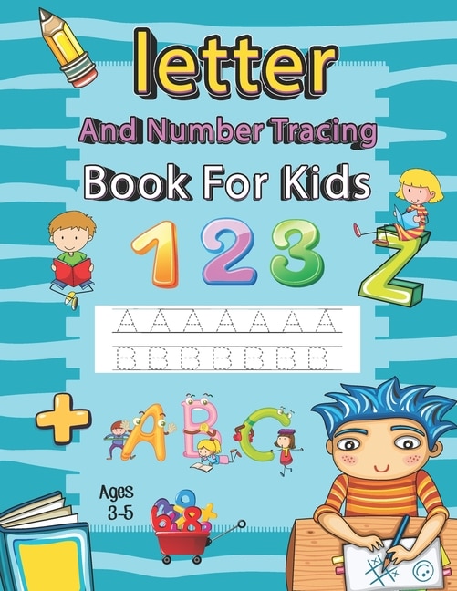 Couverture_Letter and Number Tracing Book for Kids Ages 3-5