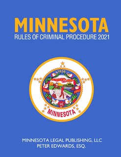 Front cover_Minnesota Rules of Criminal Procedure