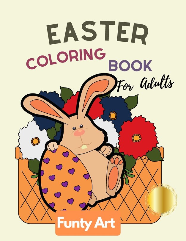Front cover_Easter Coloring Book For Adults
