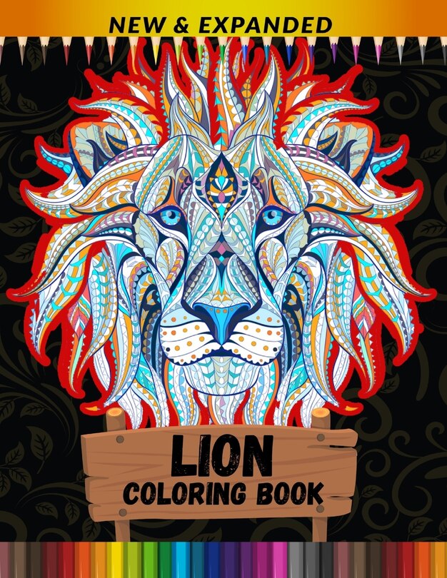 Couverture_Lion Coloring Book (New & Expanded)
