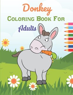 Front cover_Donkey Coloring Book For Adults