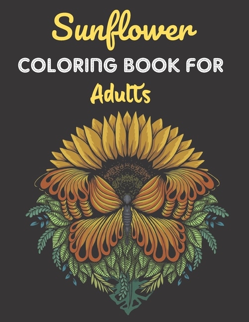 Couverture_Sunflower Coloring Book For Adults