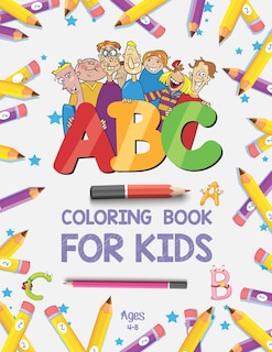 Front cover_ABC Coloring Book for Kids Ages 4-8