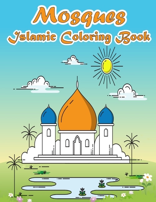 Front cover_Mosques Islamic Coloring Book