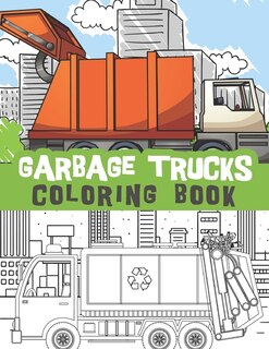 Front cover_Garbage trucks coloring book