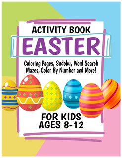 Front cover_Easter Activity Book for Kids Ages 8-12