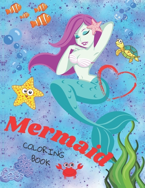 Front cover_Mermaid Coloring Book