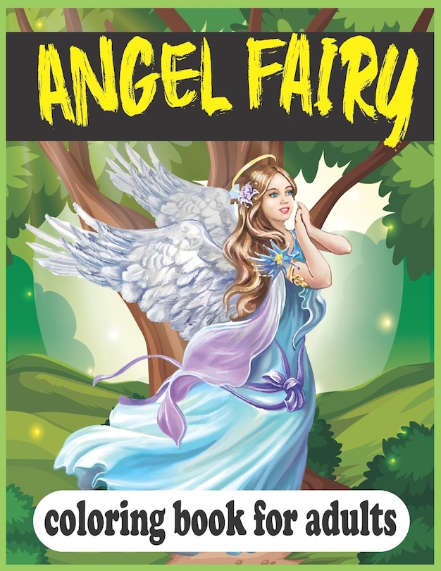Couverture_Angel Fairy Coloring Book For Adults