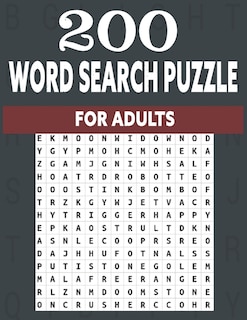 Front cover_200 word search puzzle for adults