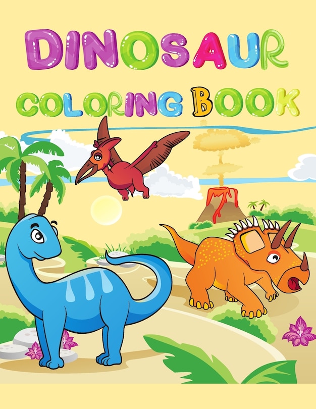 Couverture_Dinosaur coloring book