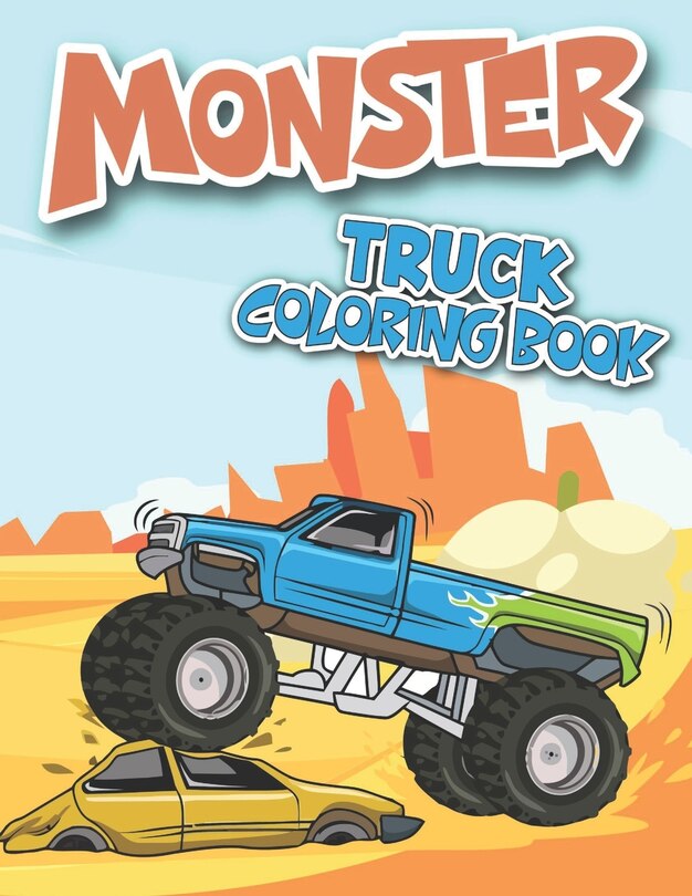 Front cover_Monster Truck Coloring Book