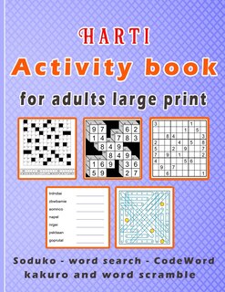 Front cover_Harti Activity book for adults large print