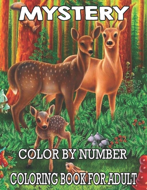 MyStery Color By Number Coloring Book For Adult: COLOR BY NUMBER BOOK ...
