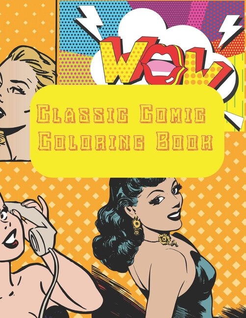 Front cover_Classic Comic Coloring Book