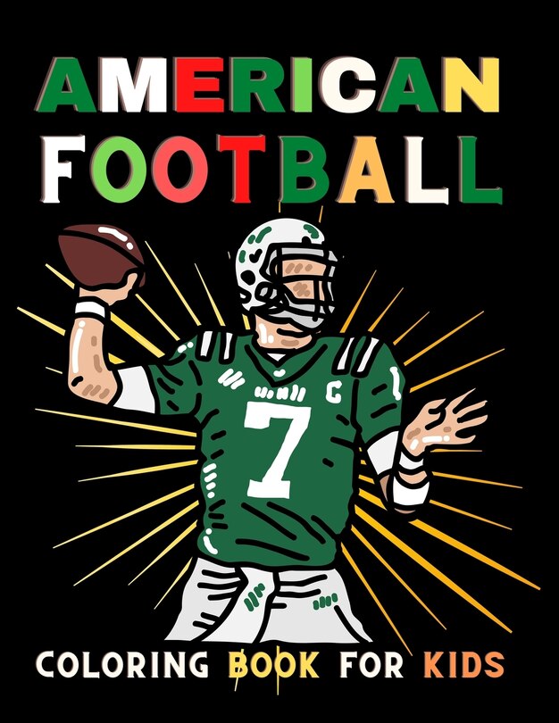 Couverture_American Football Coloring Book For Kids