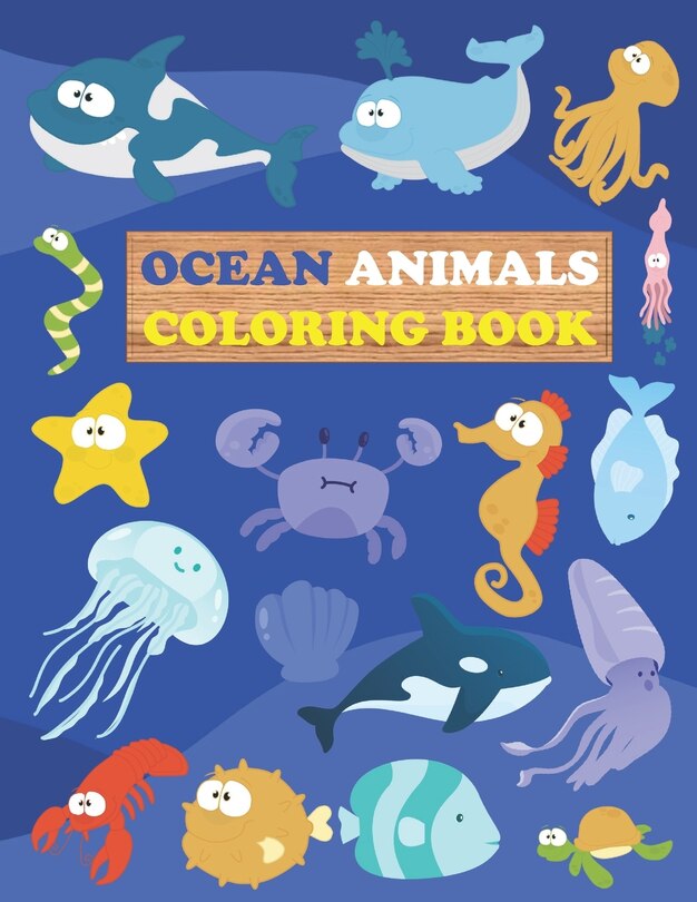 Couverture_Ocean Animals Coloring Book