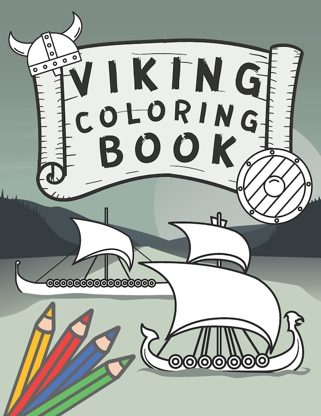 Front cover_Viking Coloring Book
