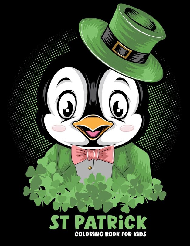 Front cover_st patricks coloring book for kids