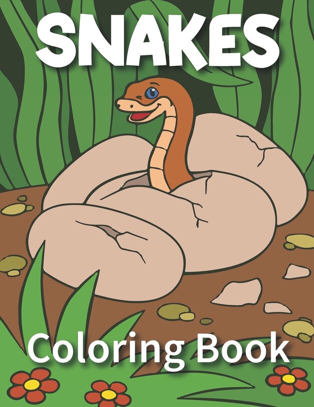 Front cover_Snakes Coloring Book