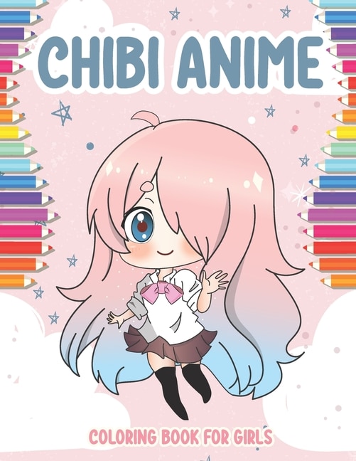 Couverture_Chibi Anime Coloring Book for Girls