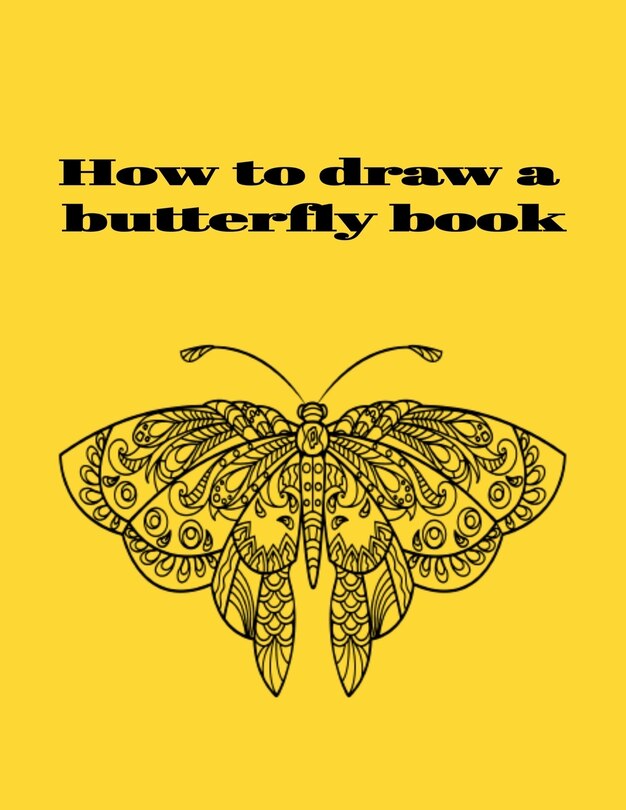 Front cover_How to draw a butterfly book