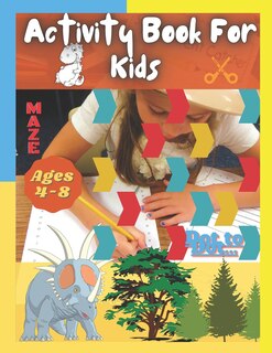 Front cover_Activity Book For Kids Ages 4-8