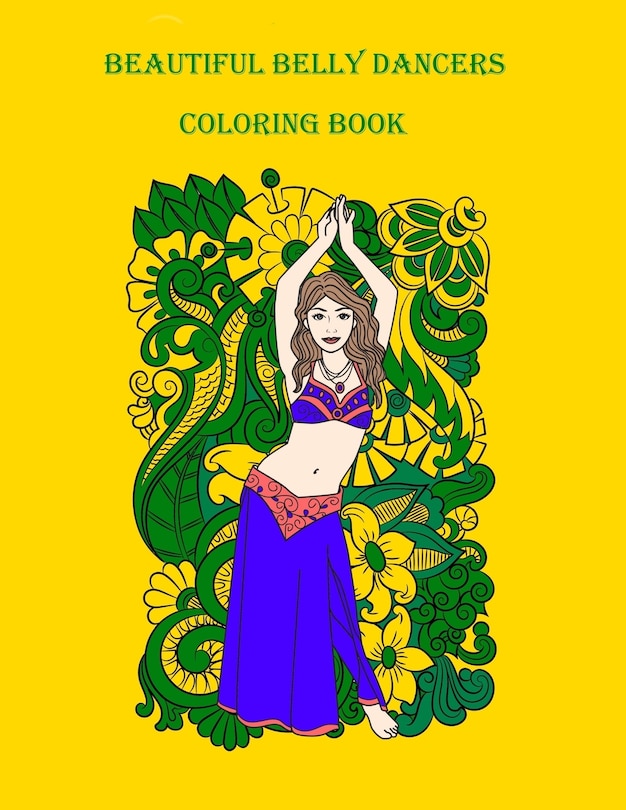 Couverture_Beautiful Belly Dancers Coloring Book