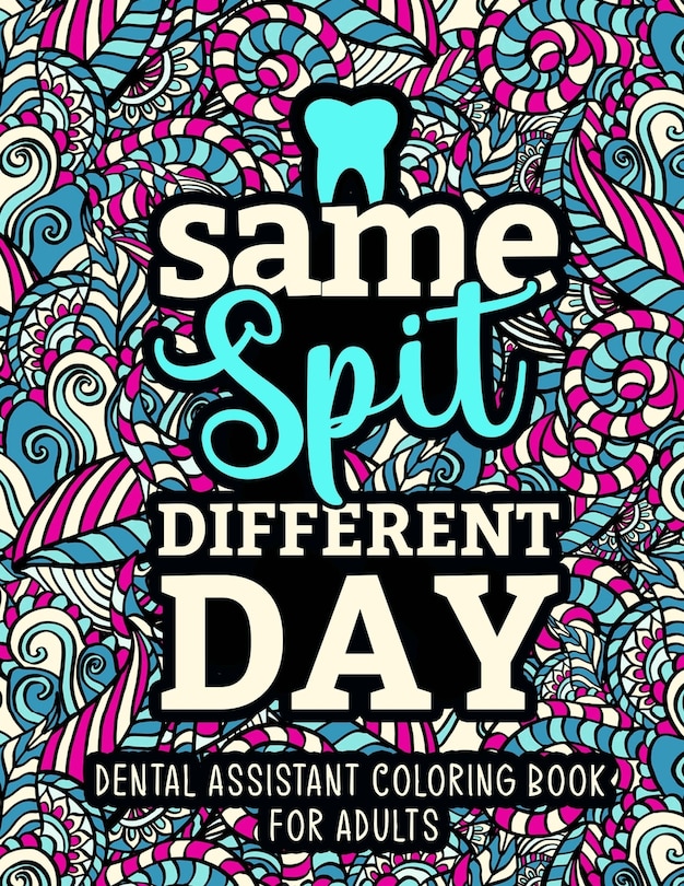 Couverture_Dental Assistant Coloring Book for Adults