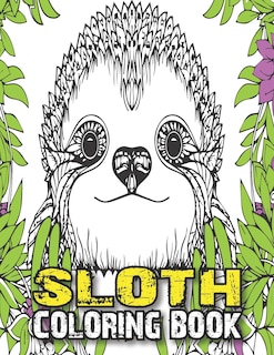 Front cover_Sloth Coloring Book