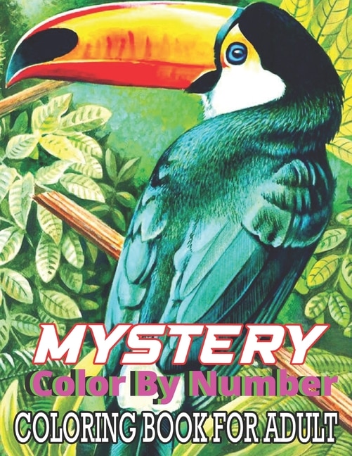 Couverture_MyStery Color By Number Coloring Book For Adult