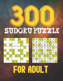 Front cover_300 Sudokupuzzle for Adult