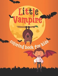 Front cover_Little Vampire Coloring Book for Kids