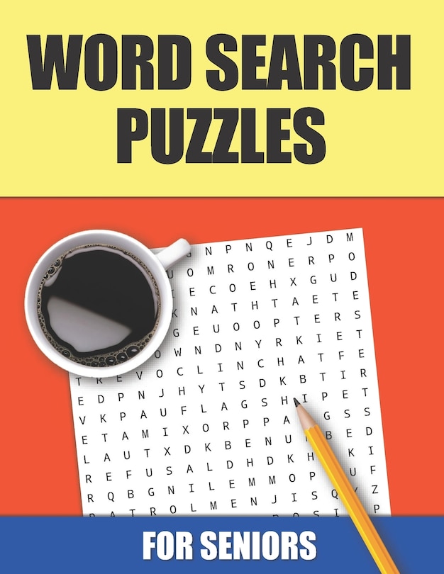 Front cover_Word Search Puzzles For Seniors