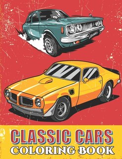 Front cover_Classic Cars Coloring Book