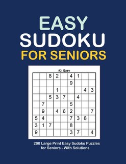 Couverture_Easy Sudoku For Seniors