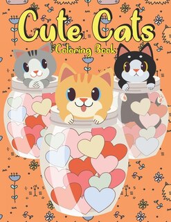 Front cover_Cute Cats Coloring Book