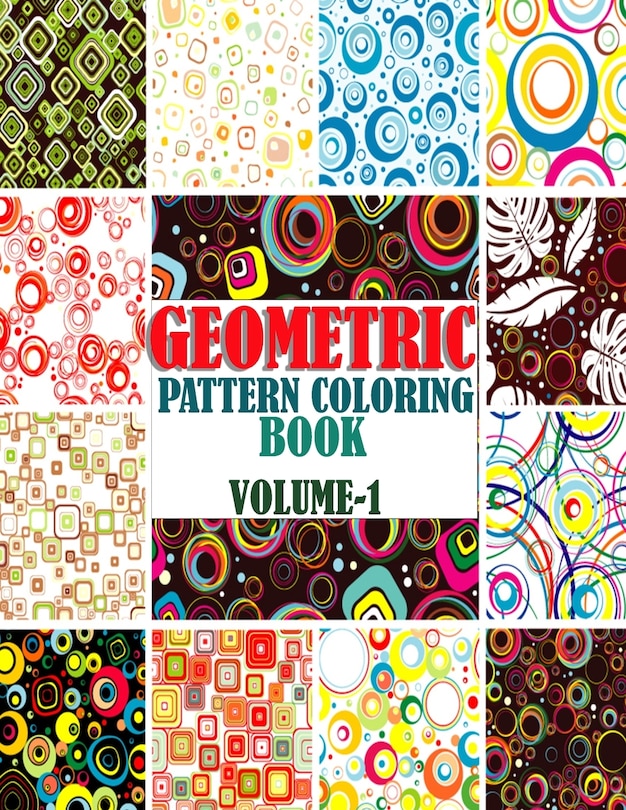 Couverture_Geometric Pattern Coloring Book, Volume-1