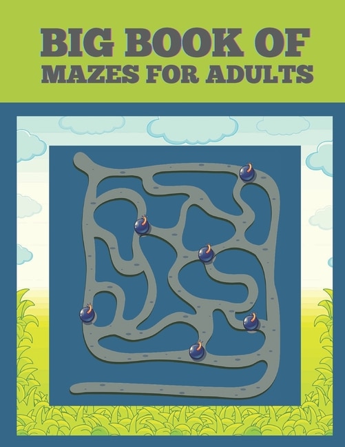 Big Book of Mazes for Adults: This Amazing Big Book of Mazes Improve motor control and Build Confidence for Adults!