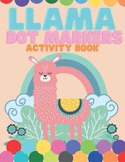 Front cover_llama Dot Markers Activity Book