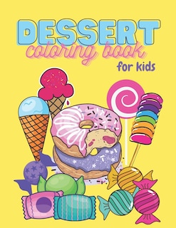 Front cover_Dessert Coloring Book For Kids