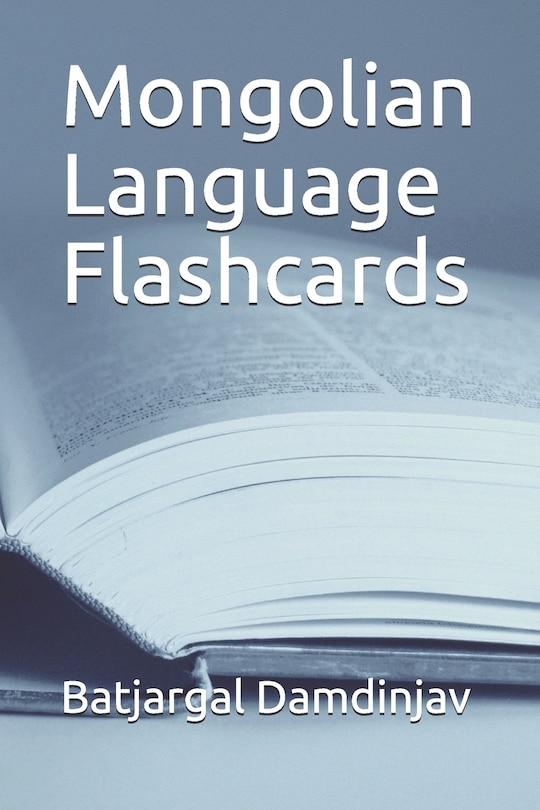 Couverture_Mongolian Language Flashcards