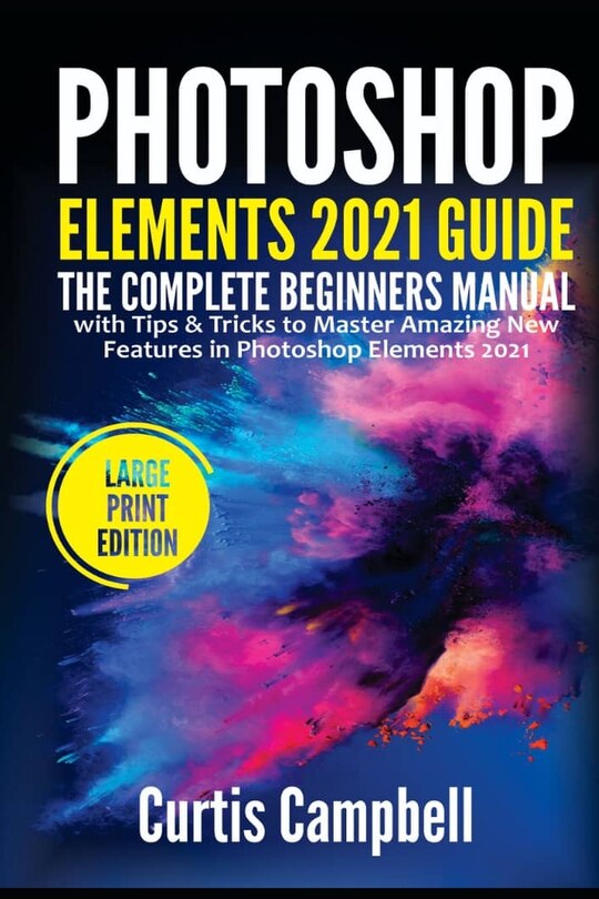 Front cover_Photoshop Elements 2021 Guide