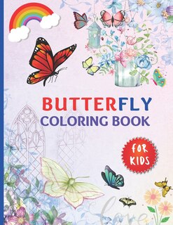 Front cover_Butterfly Coloring Book For Kids