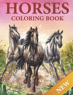 Front cover_Horses Coloring Book