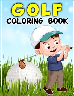 Front cover_Golf Coloring Book